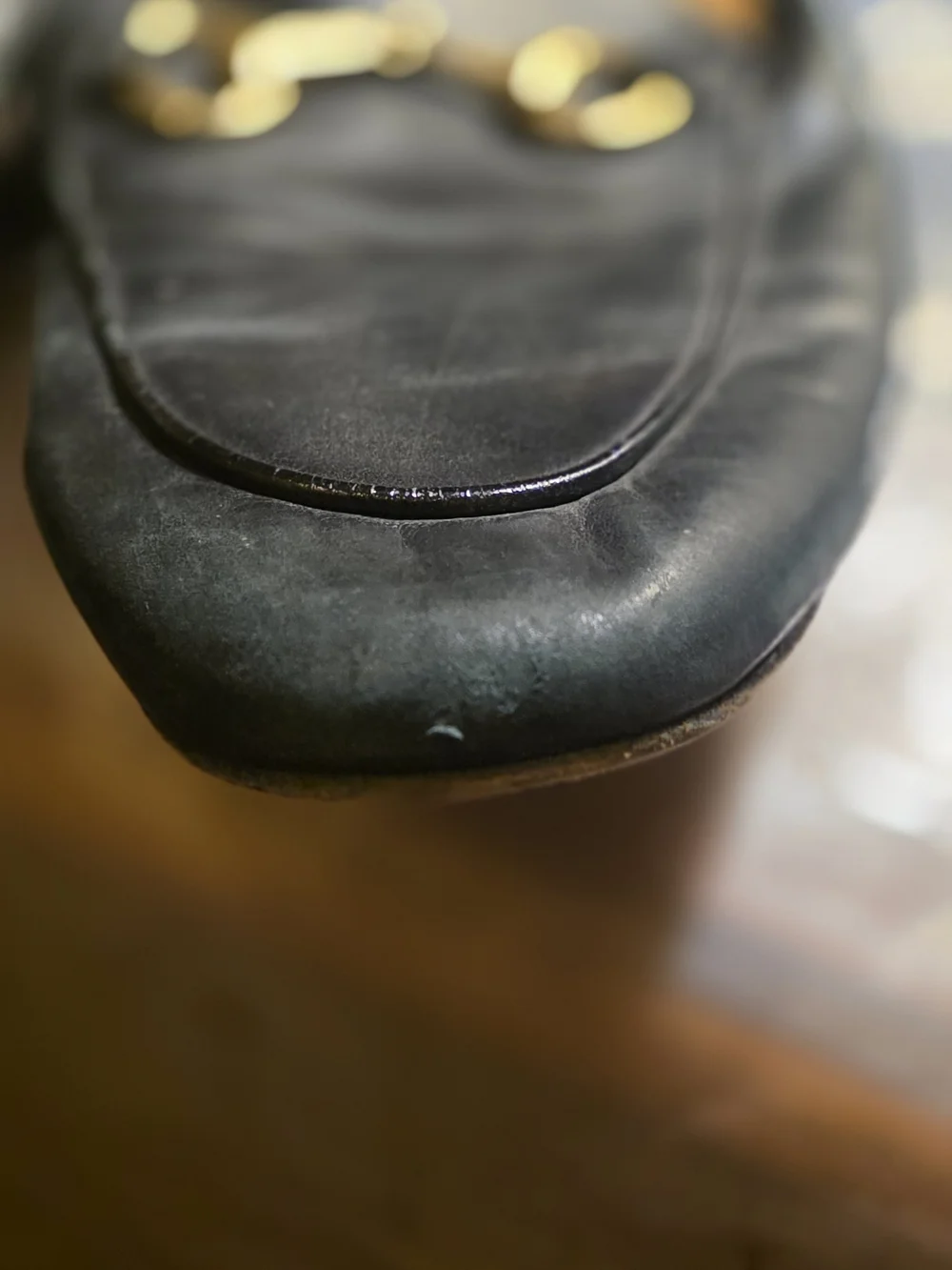 Gucci Black Leather Men’s Loafers Size 8